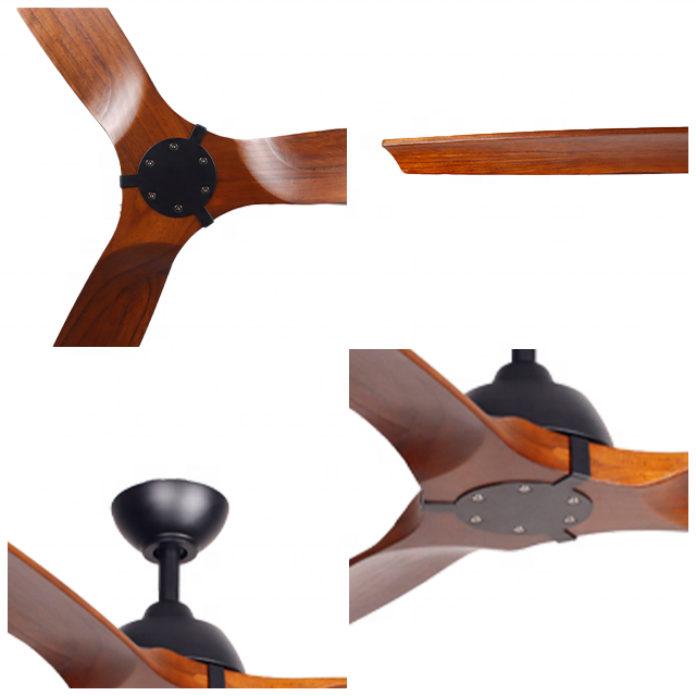 60" Hot Wholesale remote control Lower Noise Ceiling fan BLDC 6 speed Air Conditioning Ceiling Fan Without Light