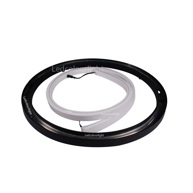 DMX Control LED Neon Strip Light Outdoor Waterproof Wedding Night Club Lights LED Circular Ring Light