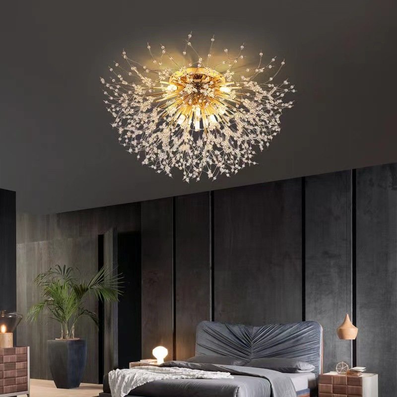 Nordic Designer Crystal Pendant Light Display Bedside Bar Counter Staircase Lighting Fixtures Chandeliers Pendant Lights
