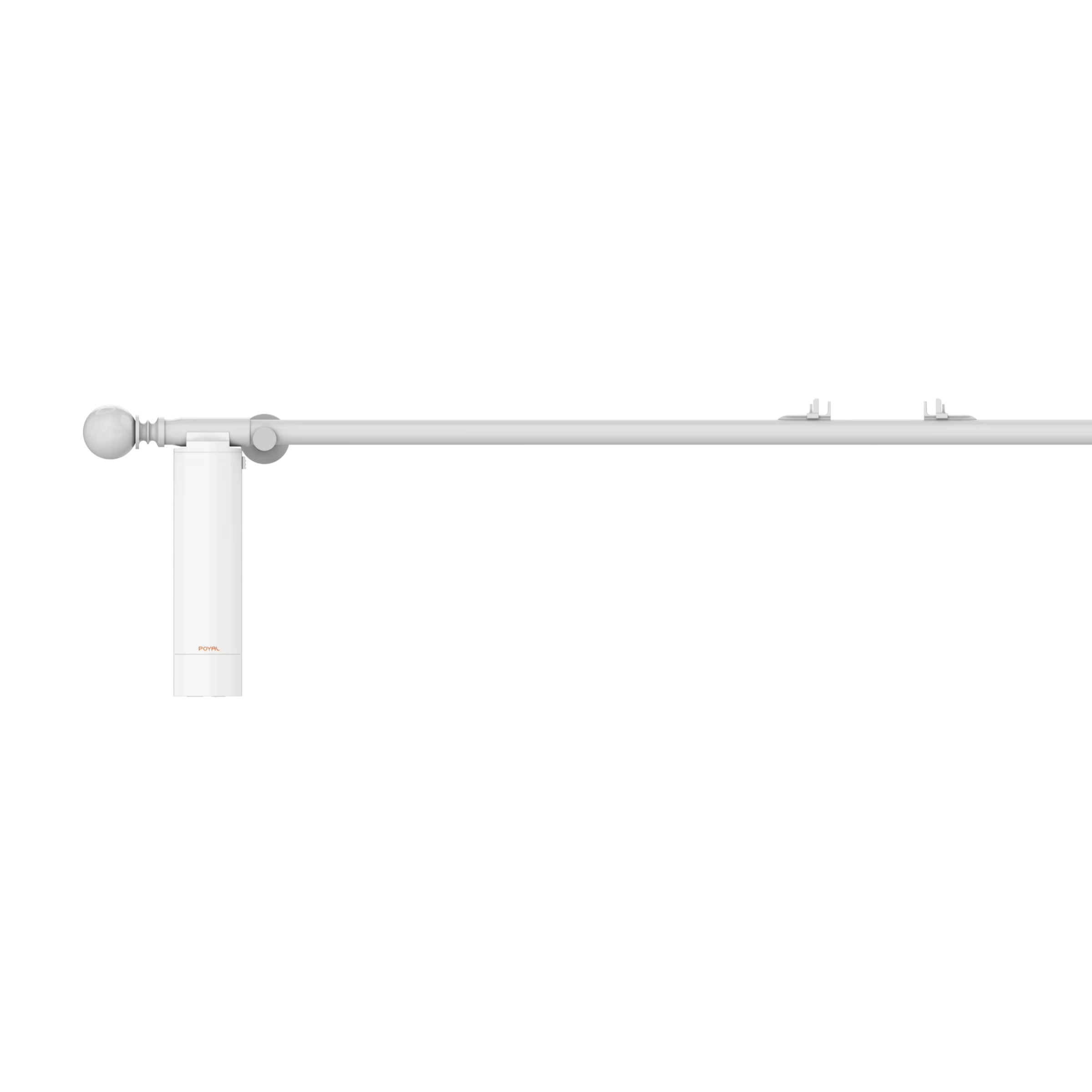 POYAL Manufacturer Motorized Drapery Tracks and Rods Remote Controller Tuya Google Smart Control Curtain Motors Aluminum Metal