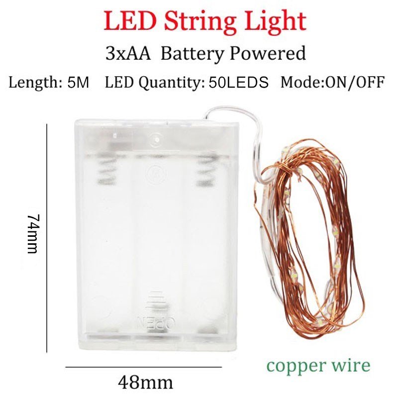 Experienced manufacturer living room ceiling lighting copper wire light fairy curtain outdoor led string lights
