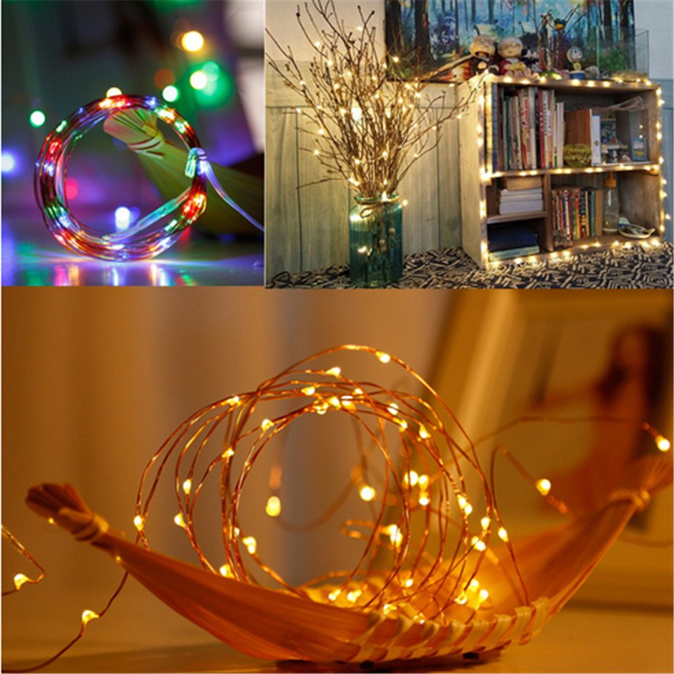 Experienced manufacturer living room ceiling lighting copper wire light fairy curtain outdoor led string lights