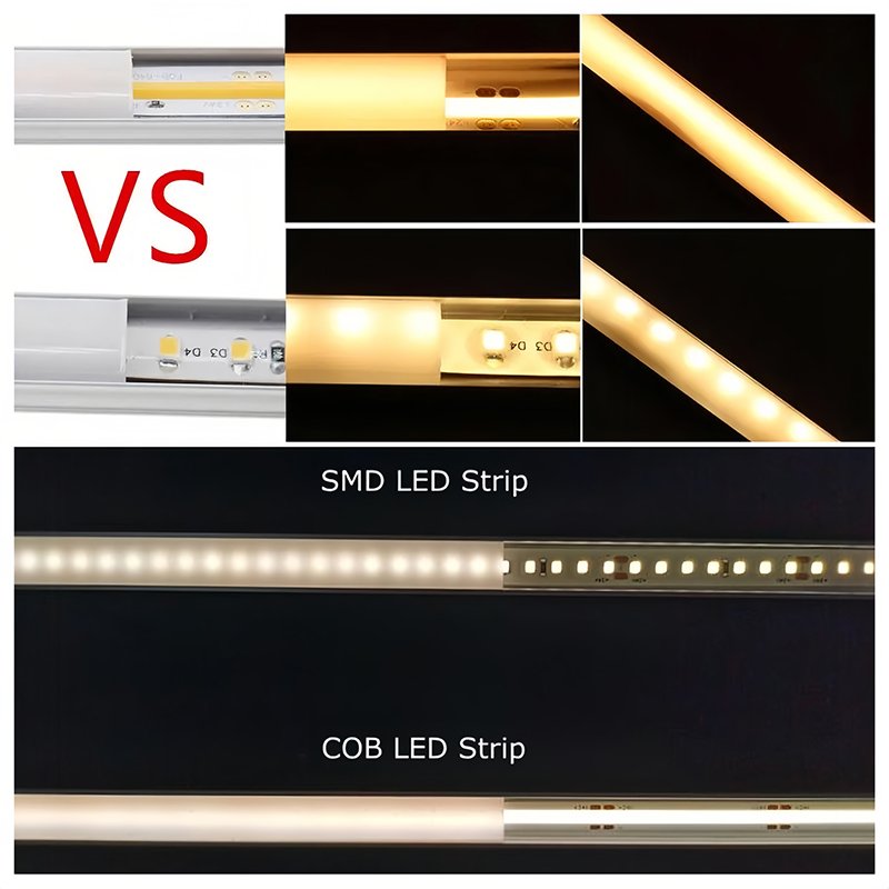 High Voltage Driver-Free Led Strip 110V/220V Cob Light IP65 Waterproof Strip Lights 3000K 4000K 6000K LED COB Strip Light