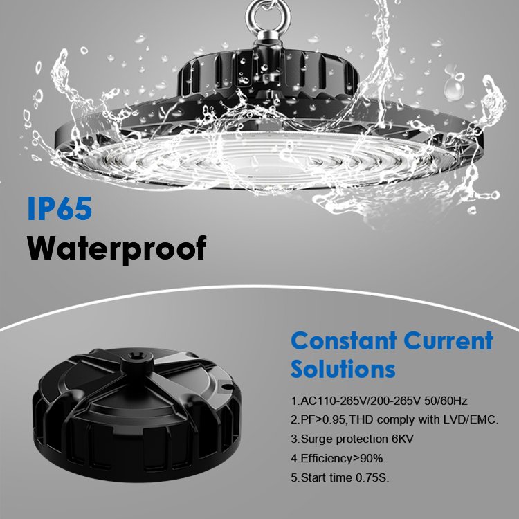 Good Quality Waterproof Commercial Ceiling Light IP65 Supermarket 200watt Led High Bay Lights