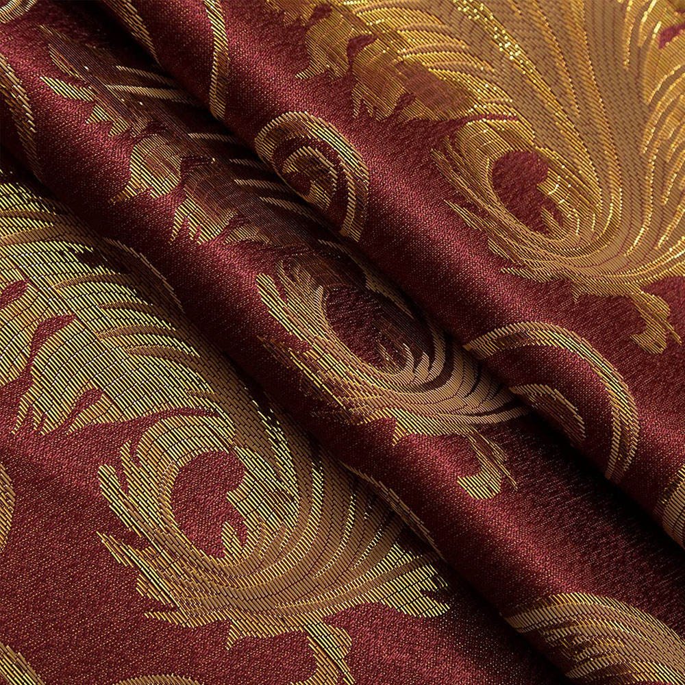 Design Your Customized Printed Top High Quality Red Curtains / Wholesale New Model Best Selling Curtain
