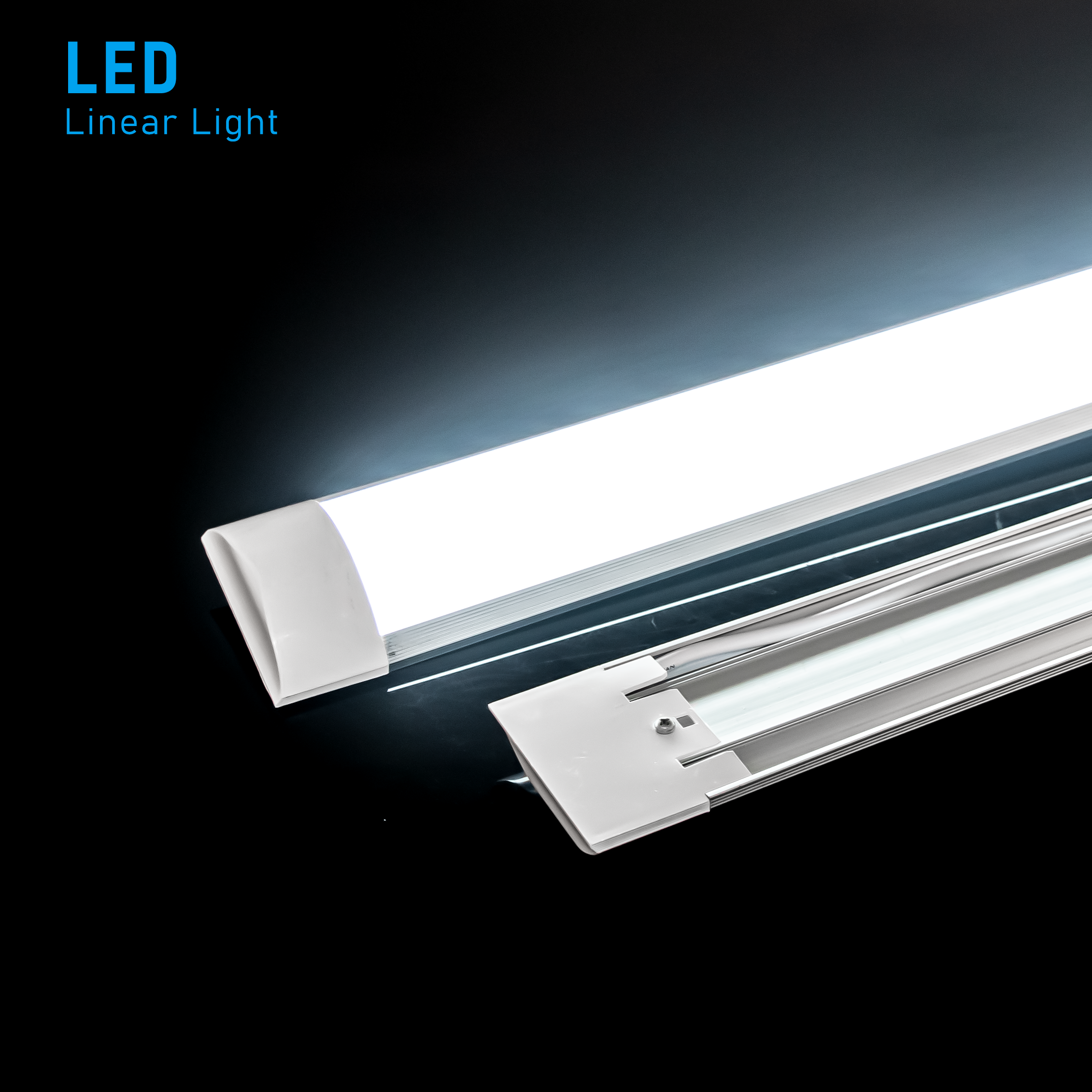 Commercial restaurant indoor lighting pendant lamp office AC 85-265V 1200mm 4ft led linear light