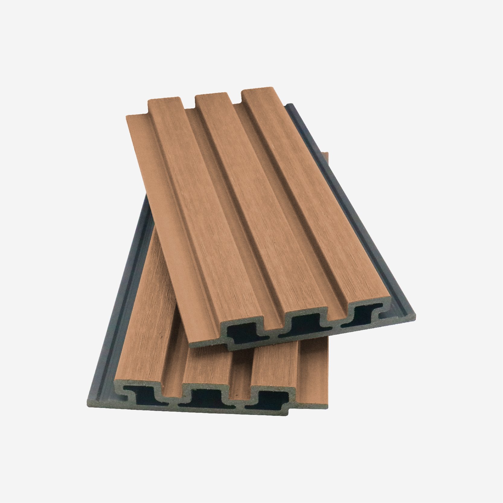 100%FSC certified Anti-UV waterproof colorfast artificial timber WPC Ceiling Panel Exterior Wood Plastic Composite Wall Panel