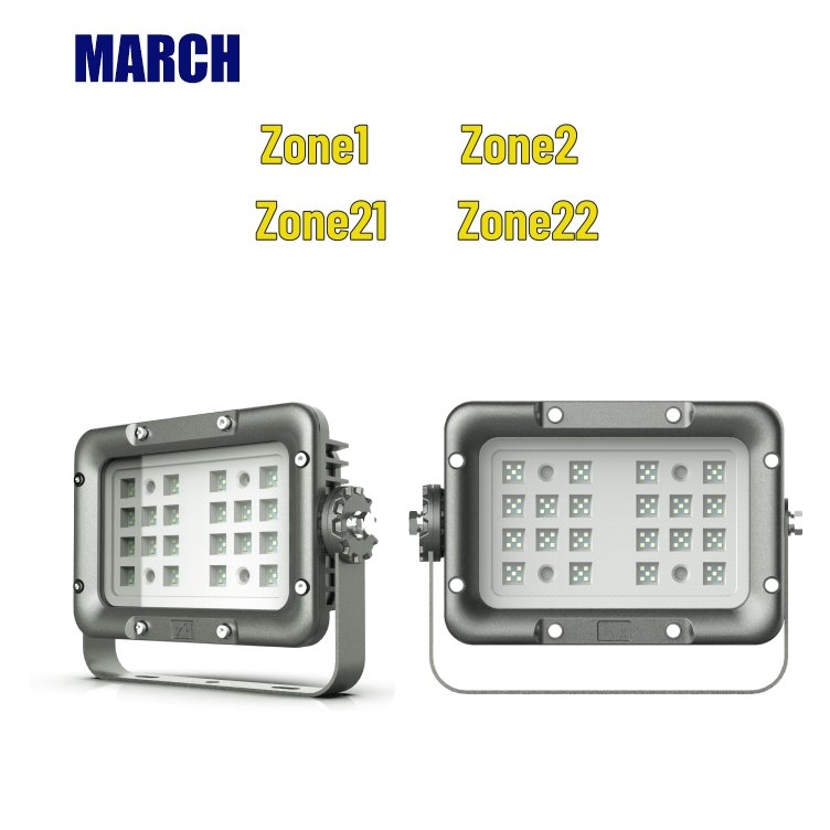 150w Led Explosion Proof Light 5700k Ufo High Bay Industrial Lighting Fixtures For Gas Station Oilfield