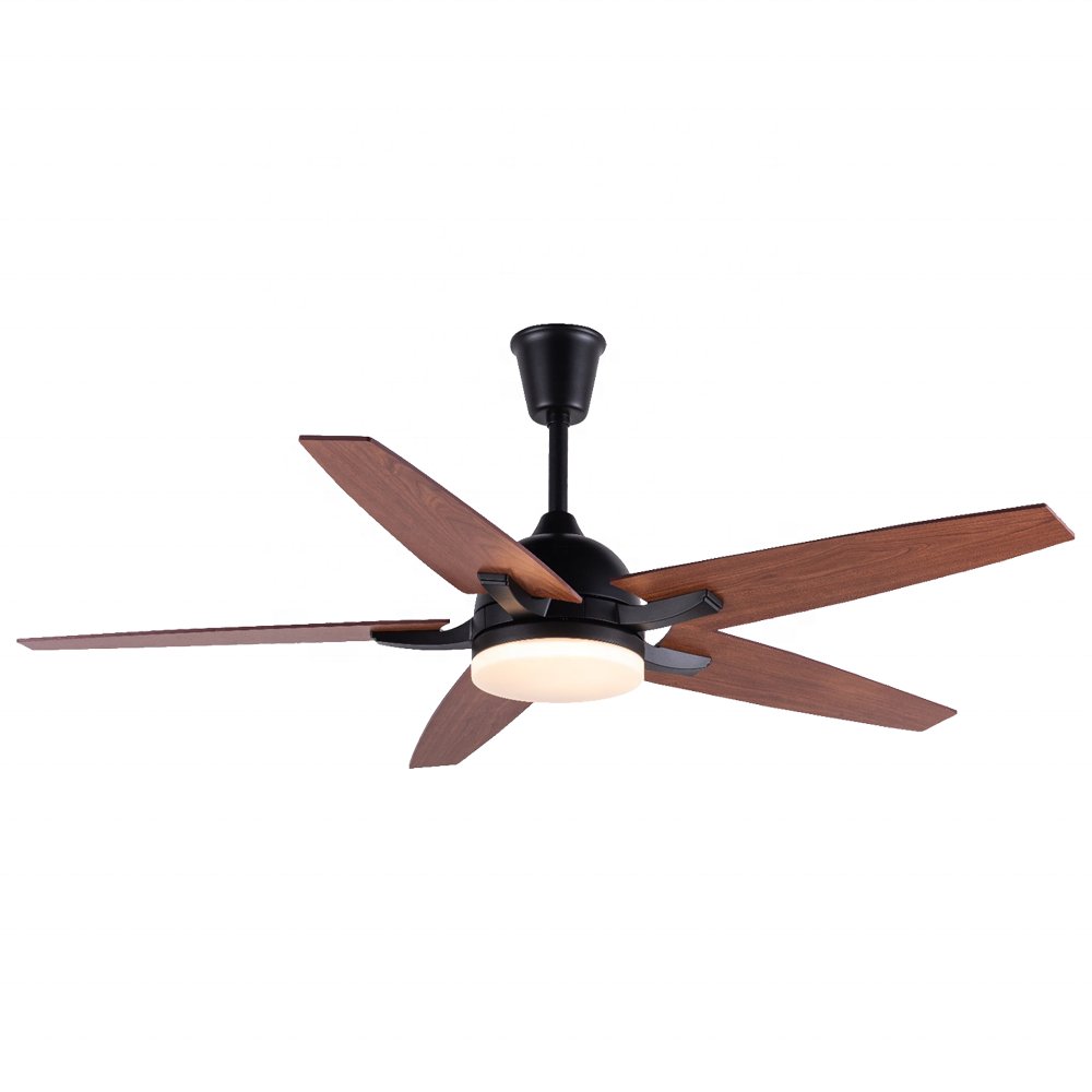 56" Wholesale ceiling fan lamp BLDC Plywood Reversible Silent ceiling fan led