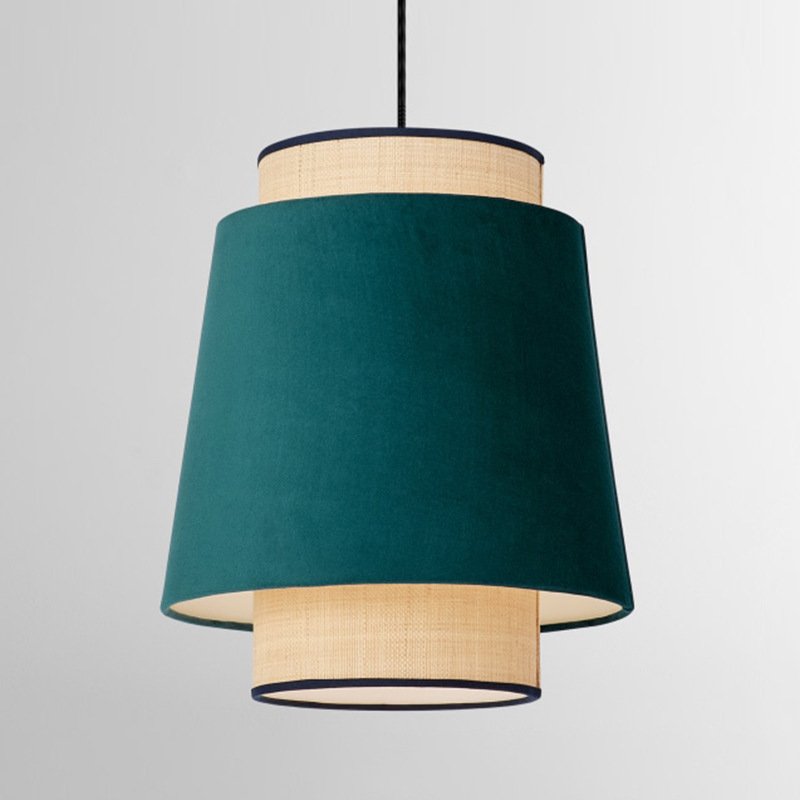 modern lampshade pendant led ceiling bamboo light rattan outdoor hanging lights fixture string pole lamp fish flame solar light