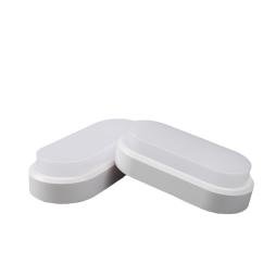 Oval White 90lm/w Outdoor IP65 Waterproof 12W Led Bulkhead Light For Wall LED light