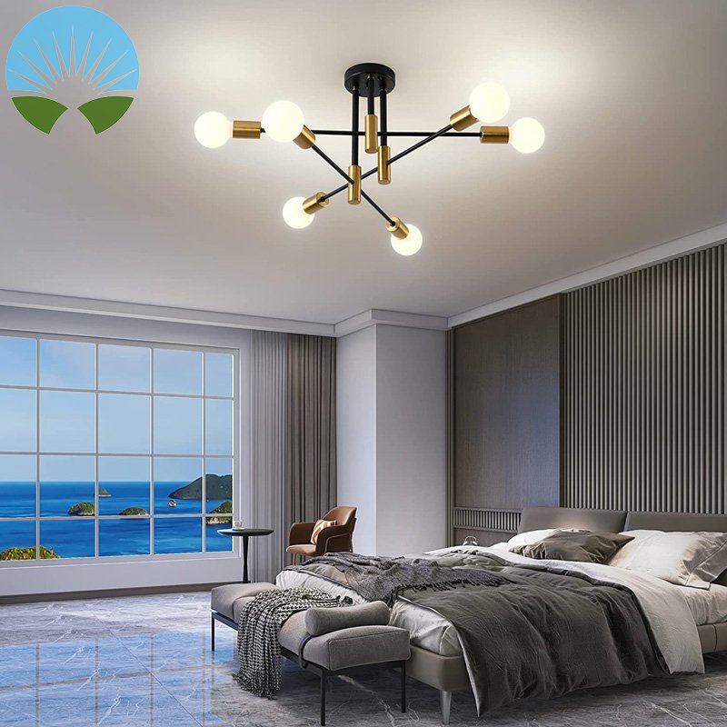 Hot Sale Hotel Restaurant Decoration Modern decorative Pendant Light Kitchen Island Multiple Heads Led Chandelier Light