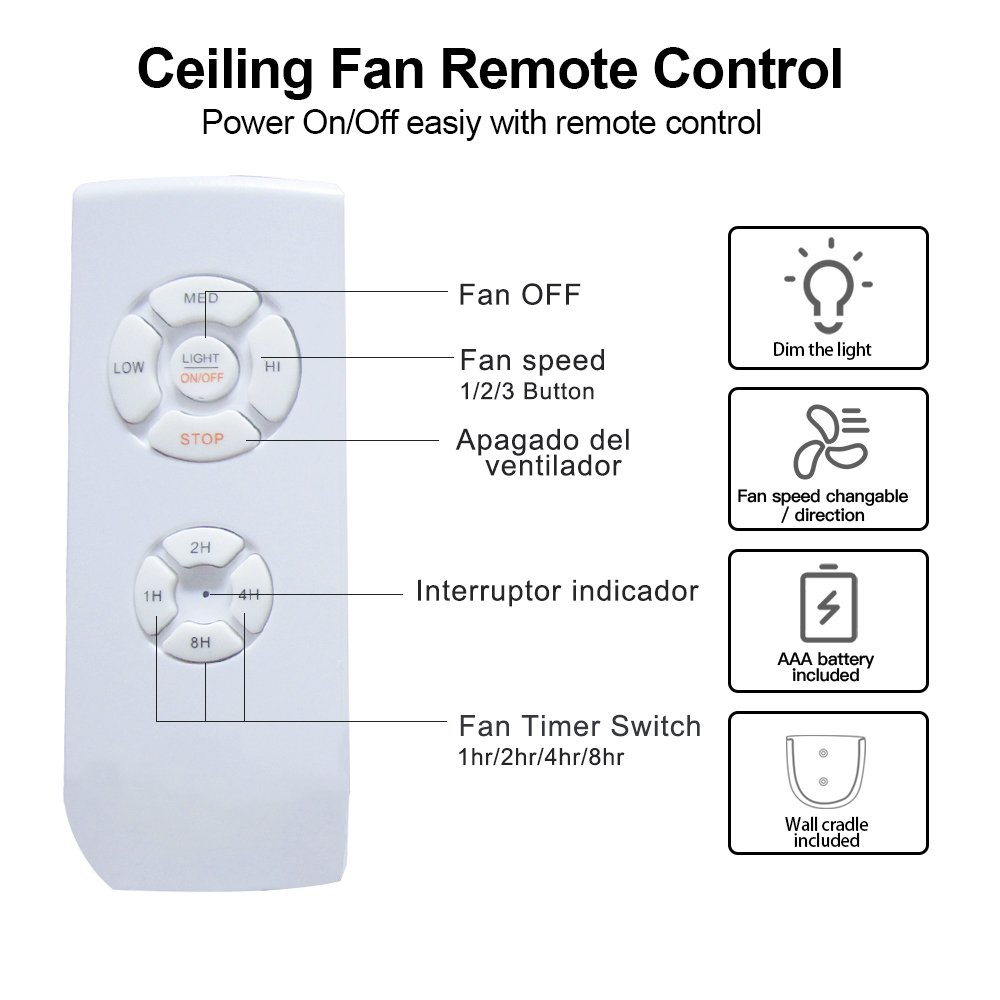 Wholesale ABS remote control industrial outside 3 blades high speed black balcony mounted ceiling fan without light