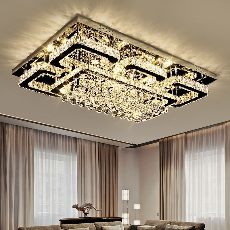 JYLIGHTING Hot Selling Crystal Ceiling Light Luxury Wedding Ceiling Lamp For Villas And High-End Hotels