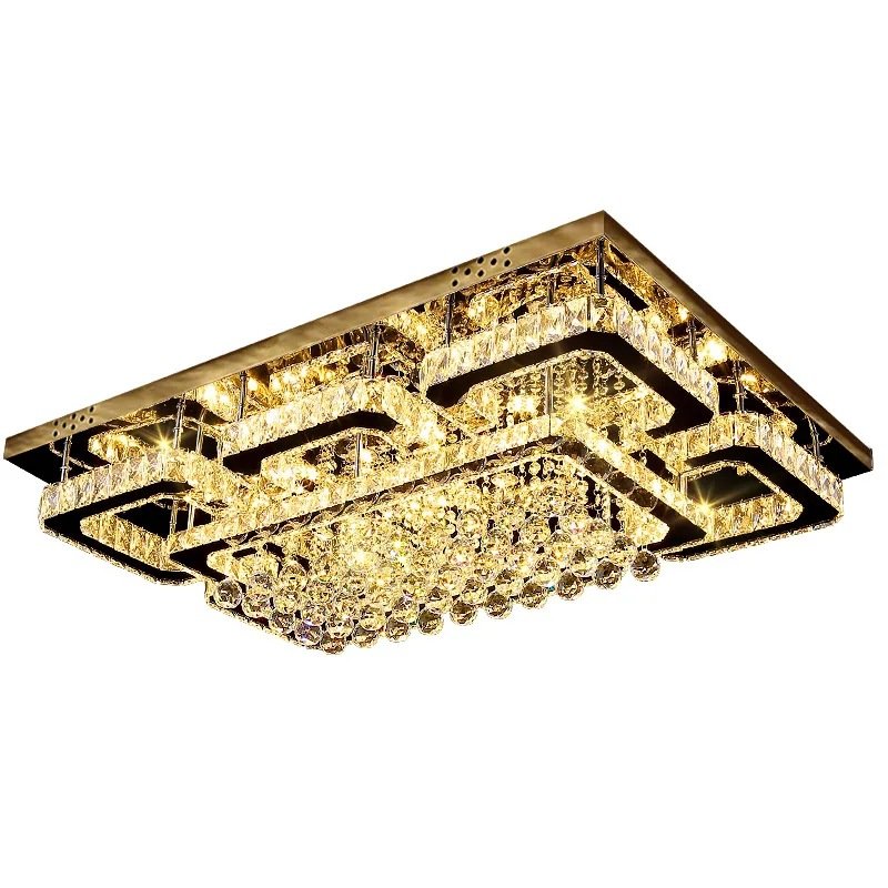 JYLIGHTING Hot Selling Crystal Ceiling Light Luxury Wedding Ceiling Lamp For Villas And High-End Hotels