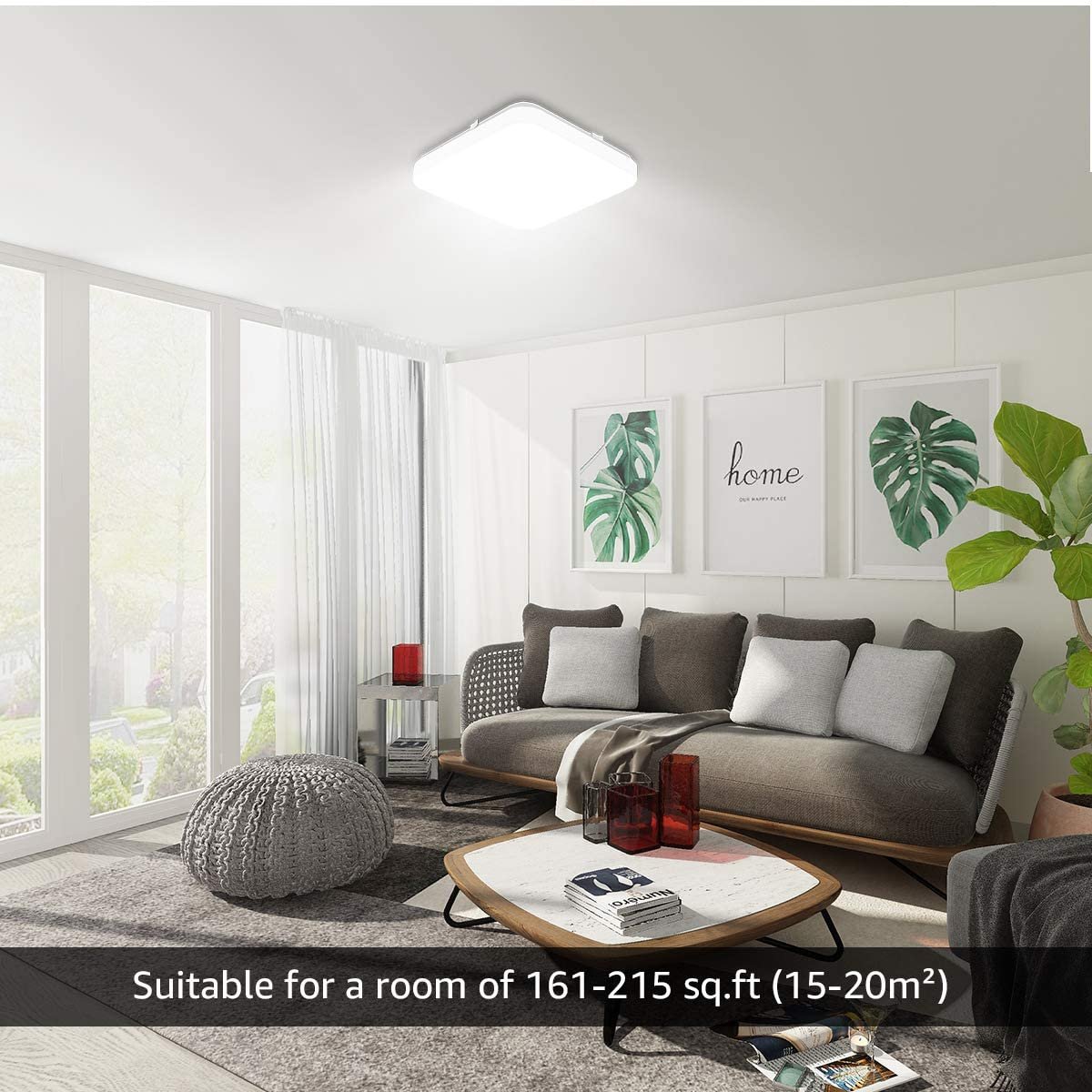 15W 24W IP54 Waterproof LED Ceiling Lights square mounted led ceiling light
