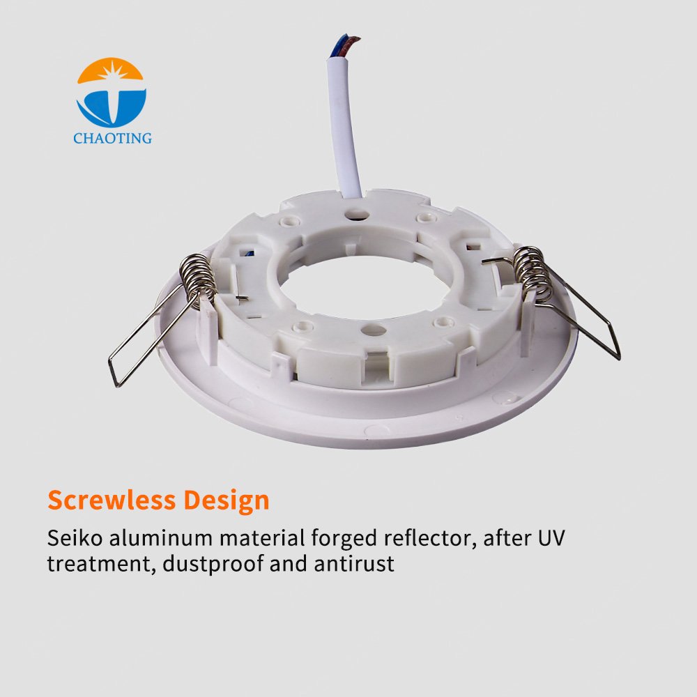 New Design GX53 Lamp Holder Standard Spot Lights Decor Indoor Fixtures Lighting Accessories Downlights GX53 Recessed Lamp Holder