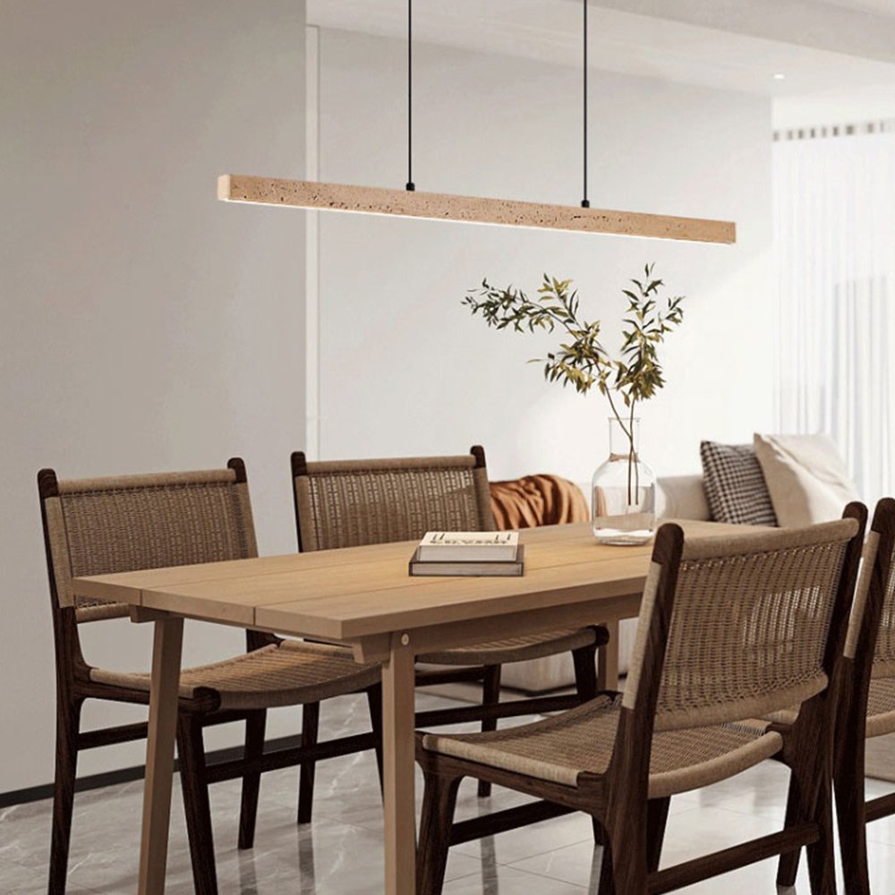 Modern minimalist Brown colour LED chandelier pendant lights for restaurant dining room office indoor lighting