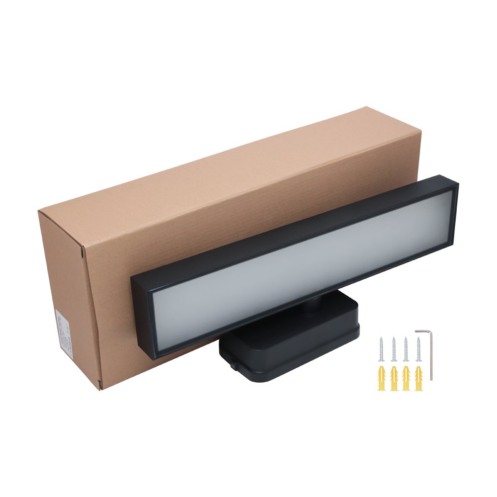 Outdoor IP65 12W 18W 24W 30W Garden Courtyard Decorative Adjustable Angle wall lamp
