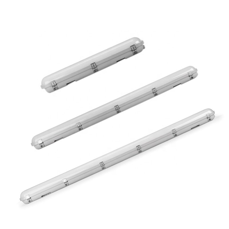 4FT 8FT UL DLC Vapor Tight Fixture Waterproof Outdoor Batten Commercial And Industrial Led Tri Proof Light
