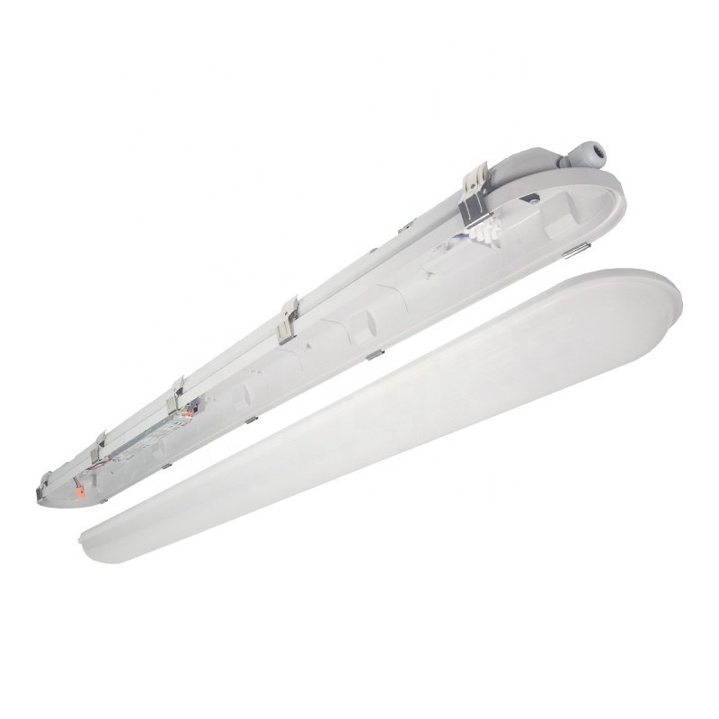 4FT 8FT UL DLC Vapor Tight Fixture Waterproof Outdoor Batten Commercial And Industrial Led Tri Proof Light