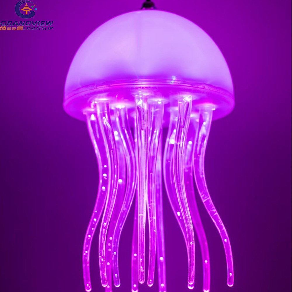 Acrylic Jellyfish Lights Indoor Outdoor Christmas Street Bar Party Hanging Decorations Motif Ceiling Lamp