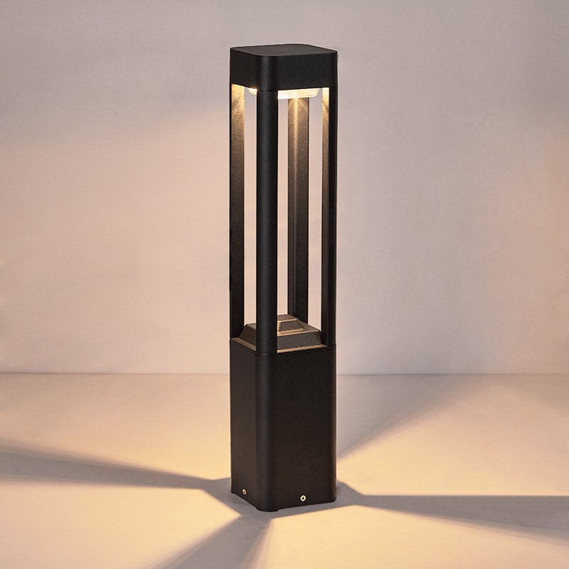 Outdoor Garden Lights Motion Sensor Solar Path Bollard LED Lawn Lamp Light for Garden, Landscape Yard, Driveway, Walkway