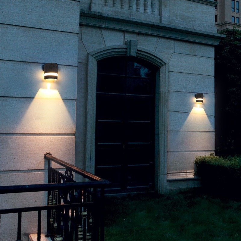 Nordic Wall Sconces Exterior House Wall Light Garden Led Waterproof Modern Outdoor Black Wall Lamps For Yard