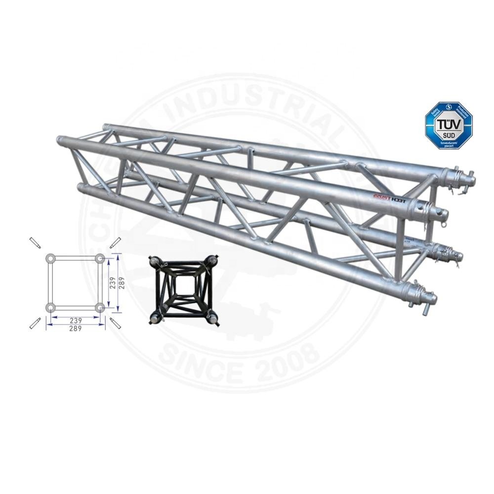 Spigot Aluminum Pillar Light Weight Stage Truss Display High Quality Roof Truss System