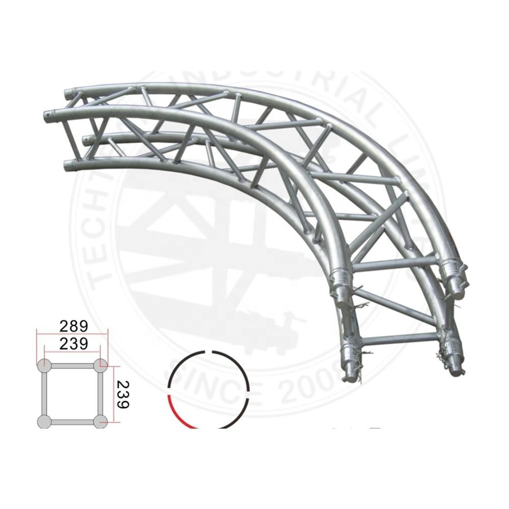 Spigot Aluminum Pillar Light Weight Stage Truss Display High Quality Roof Truss System
