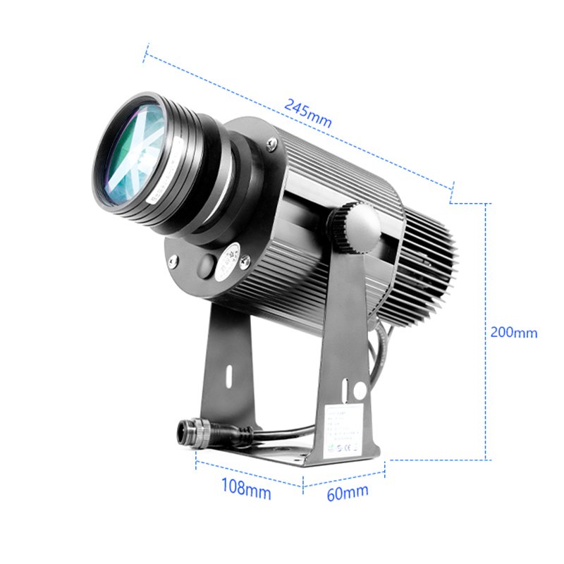 YoiJoys gobo 80W Outdoor Waterproof IP67 Big Power Logo Projector gobo projector custom led sign logo projector outdoor
