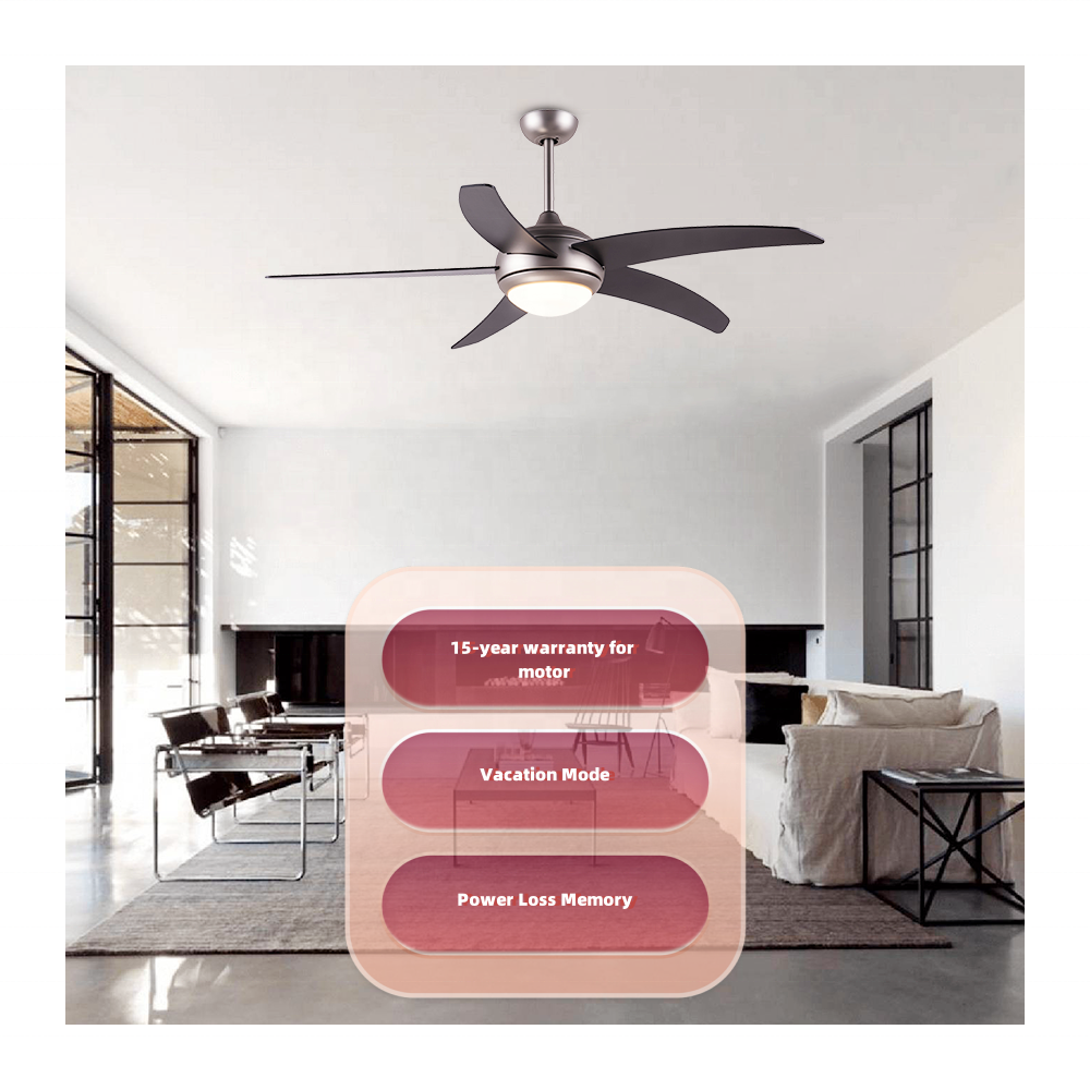 42" factory ceiling fan with lamp AC dimmable plywood modern ceiling fan light made in china ceiling fans