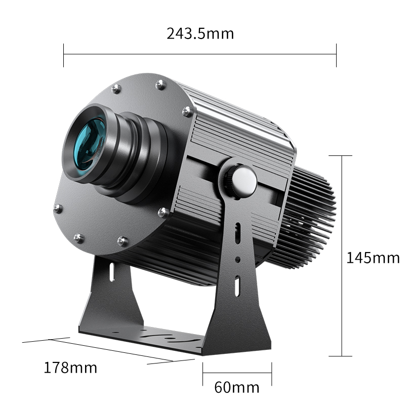 TMUT 100W LED Gobo Projector Rotating Outdoor Light LED Custom Logo Wall Building Floor Ceiling Lights