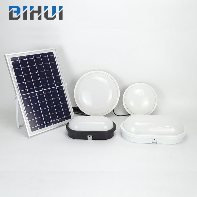 Latest Led Indoor Home House Garden Warehouse Lights Black Mounted Solar Ceiling Light