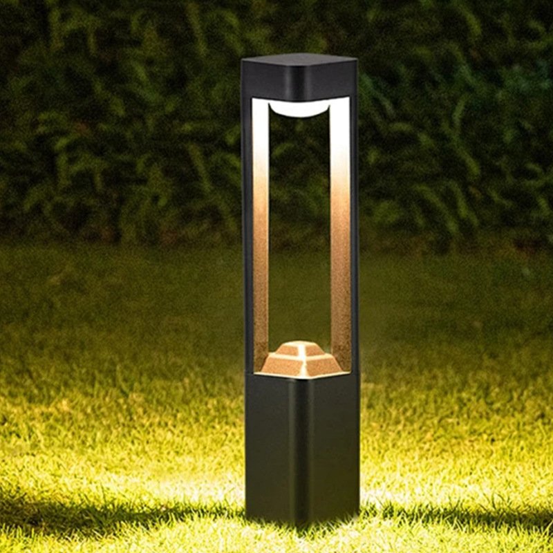 Modern Lawn Light Outdoor Aluminum IP65 Courtyard Landscape Lighting Decoration Garden Lawn Lamp Led Bollard Light
