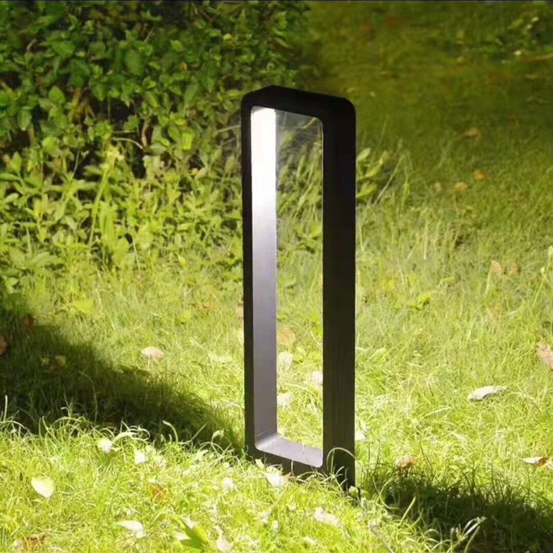 Modern Lawn Light Outdoor Aluminum IP65 Courtyard Landscape Lighting Decoration Garden Lawn Lamp Led Bollard Light