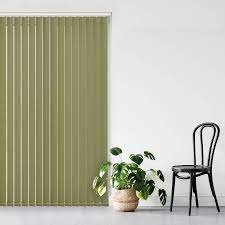 Custom Size PVC Vertical Shade Motor Automatic Big Vertical Window Blind for Sliding Door