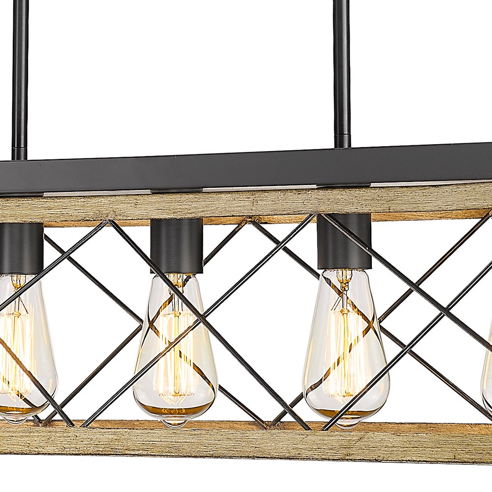 ETL Certification Hot Sale Indoor Industrial 5 Bulbs Farmhouse Chandelier Retro Pendant Light