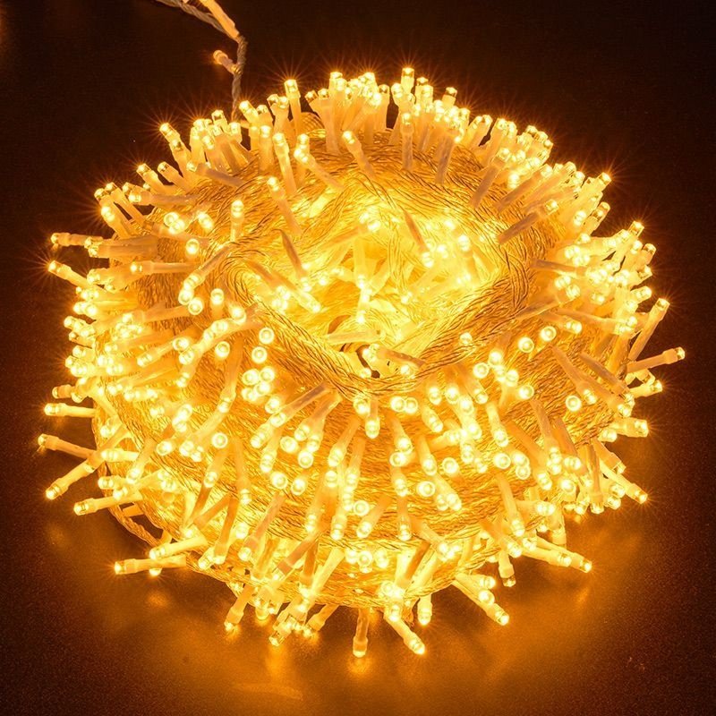 3M6M10M50M100M Outdoor Garden-Operated LED String Light Waterproof 220V Christmas Decorations Tree Style Wedding