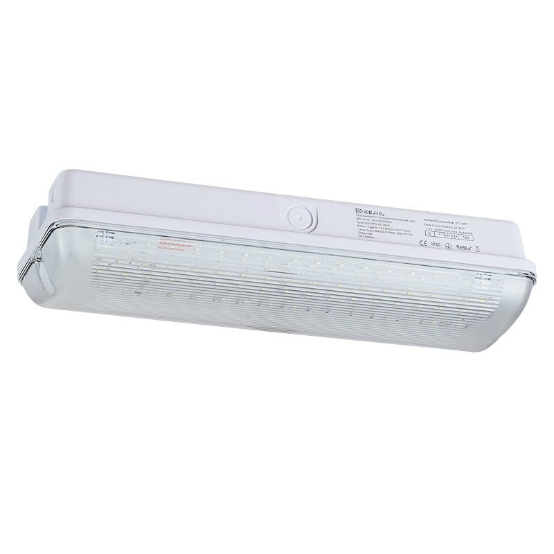 Kejie 1-3H Battery Backup Self-Testing Ceiling Emergency Light Led Emergency Fitting With Tuv Ce