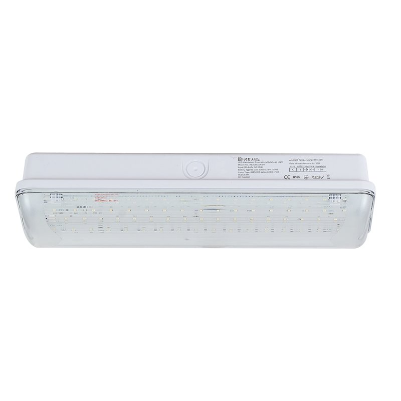 Kejie 1-3H Battery Backup Self-Testing Ceiling Emergency Light Led Emergency Fitting With Tuv Ce