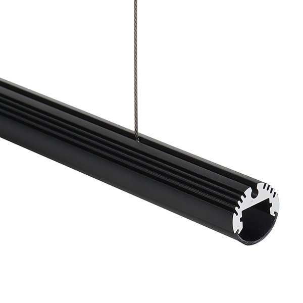 High quality global bestseller LED Tube aluminium profile Decorative Fixture LED suspension rope ceiling aluminum profile