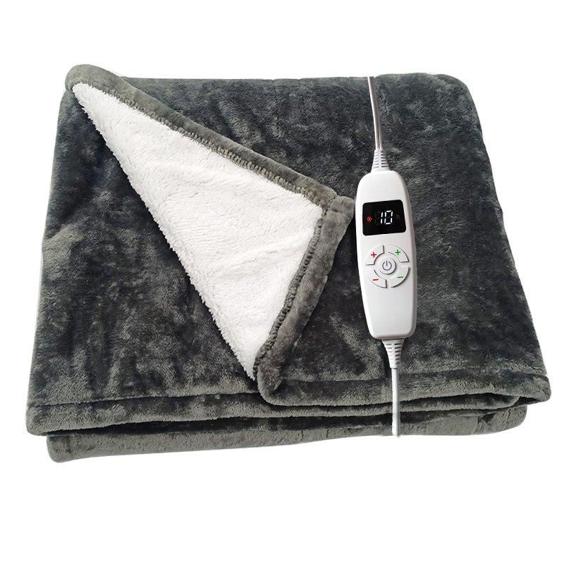 ETL certificate electric blanket with automatic shut-off function warm electric blanket
