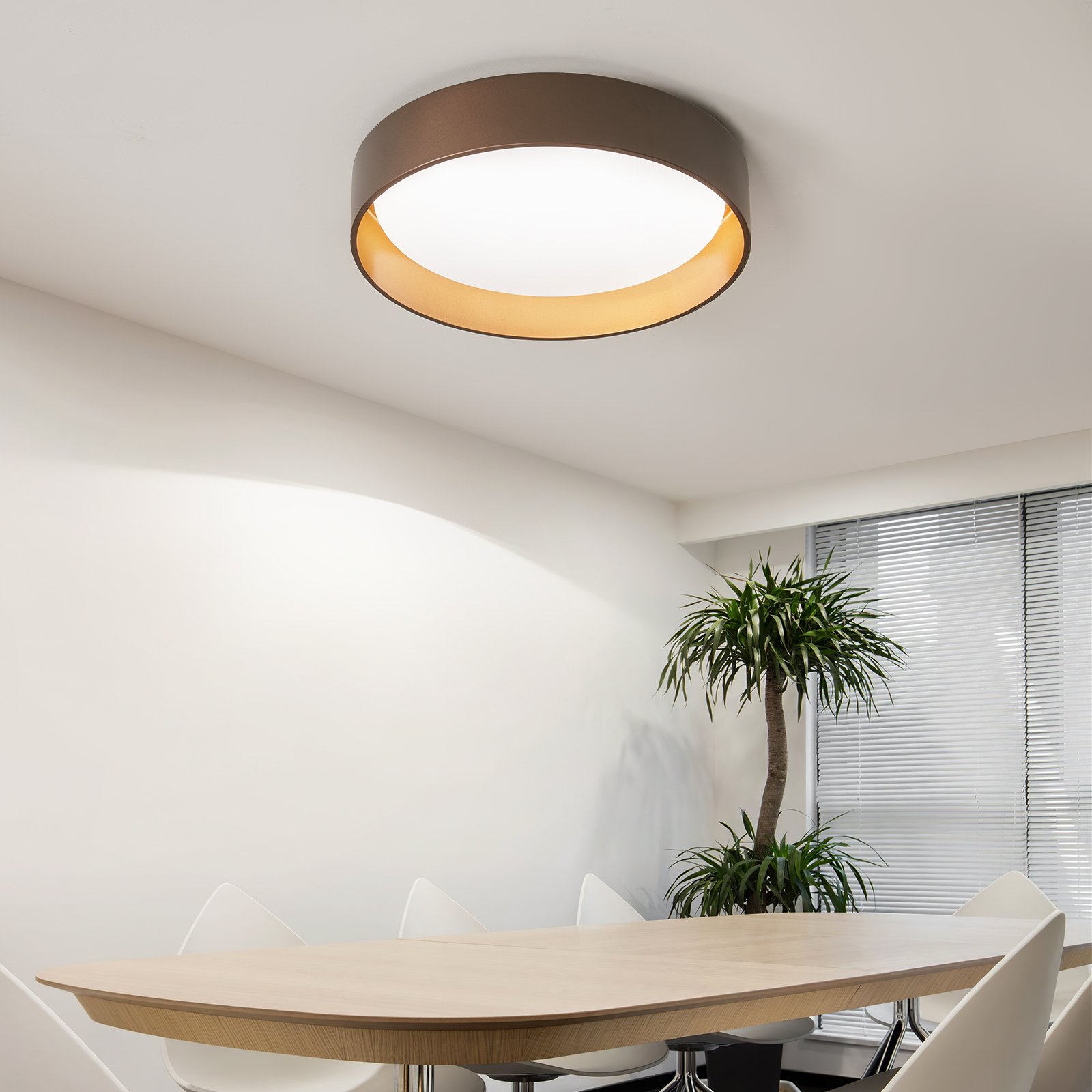 Hot Sales Creative Integrated LED Flush Mount Round Acrylic Ceiling Light For Bedroom Pavement