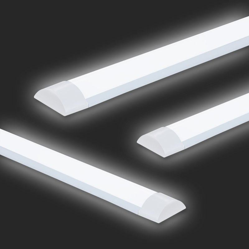 1200MM 4FT Commercial Office Celling Purification Light Fixtures 36W 54W 72W 100W Linear LED Batten Tube Light