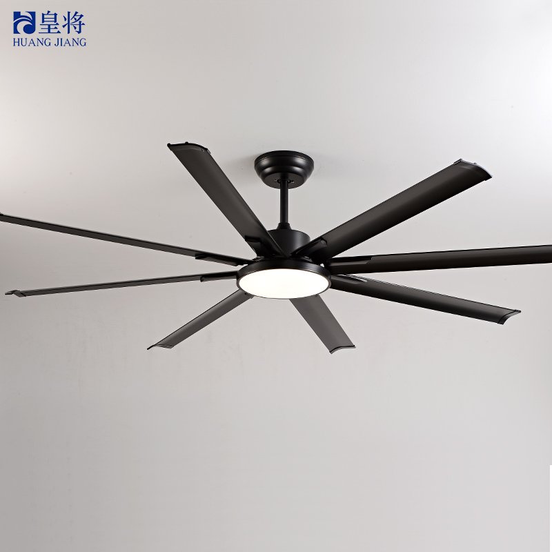 Hyundai 74" 8-Blade Frequency Conversion High-Speed Remote Control Ceiling Fan - In Stock, Powerful & Efficient.