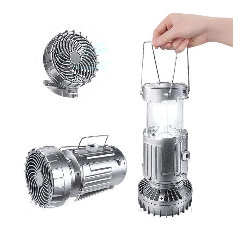 Bright Emergency Night Fishing Hanmging Portable Multifunctional Telescopic Solar Rechargeable Outdoor LED Camping Light