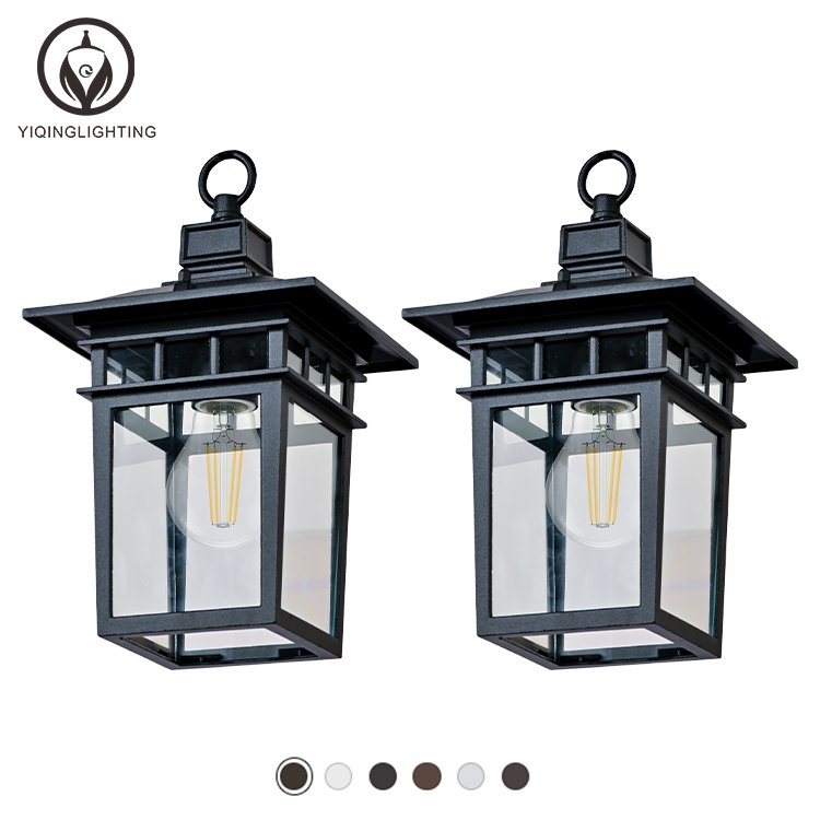European Style Courtyard Lamp Garden Landscape Lamp With High-End Aluminum Hanging Outdoor Pendant Light