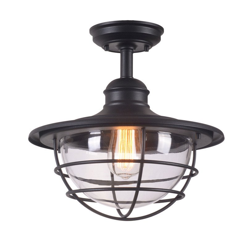 Modern simple sun room chandelier Glass room balcony LED ceiling chandelier