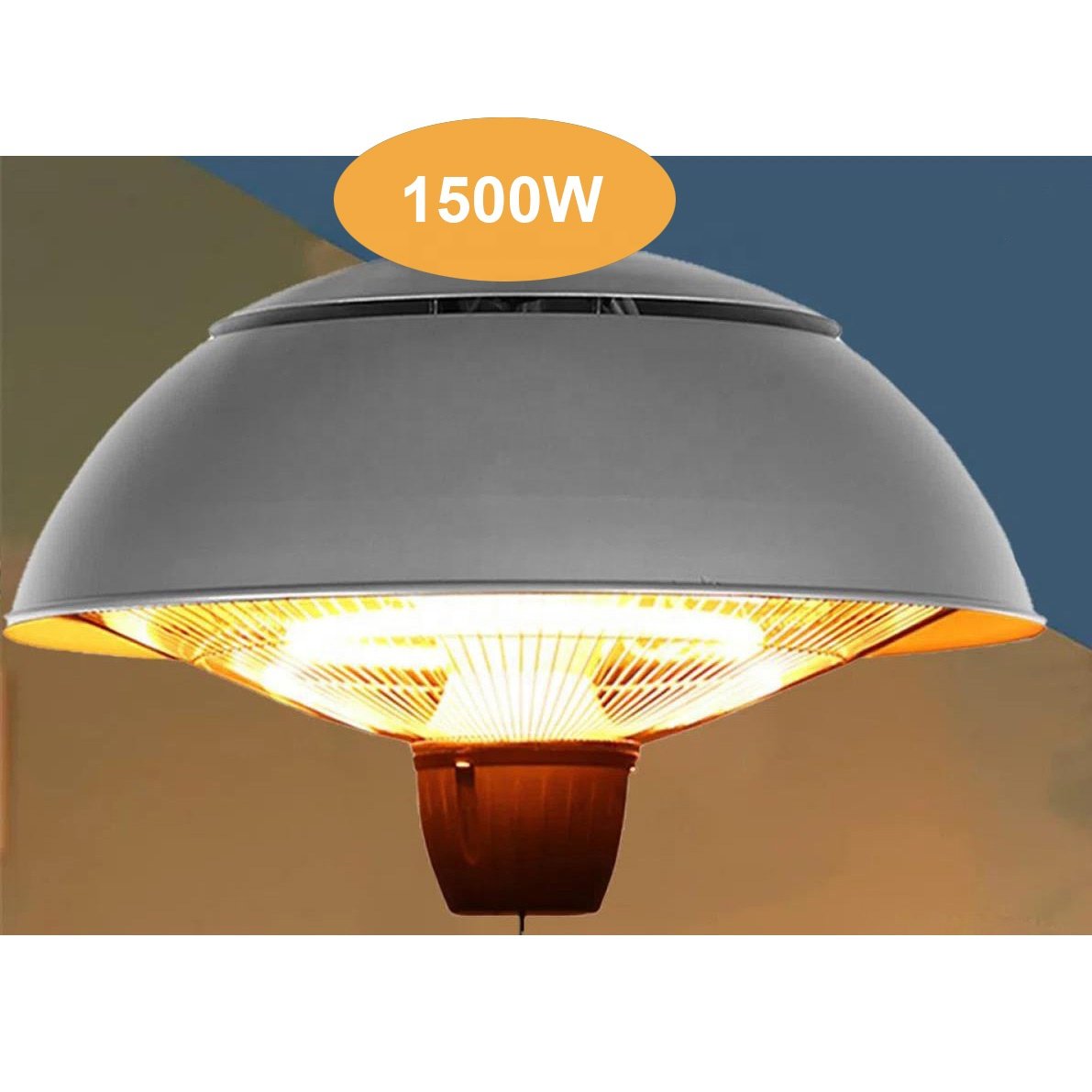 1500W Remote controlled hotel ceiling outdoor patio electric heater